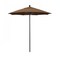 California Umbrella 7.5' Black Aluminum Market Patio Umbrella, Sunbrella Teak 194061334522 - alternate 1
